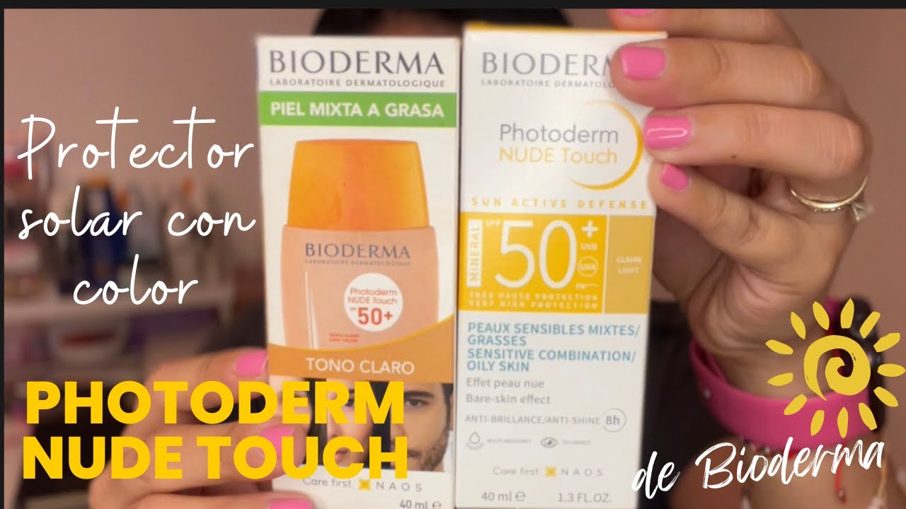 Nude Touch el Protector solar con color Bioderma