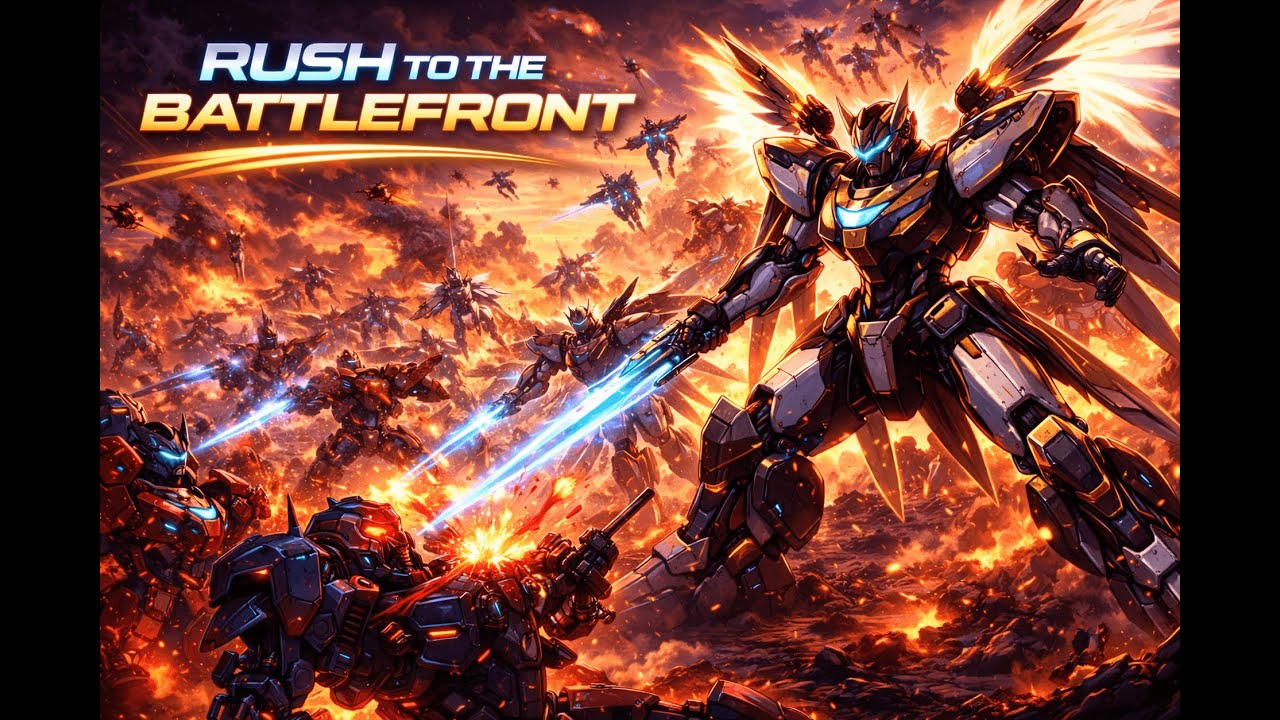 Rush the Battlefront || Synthwave, Cyberwave, Darkwave