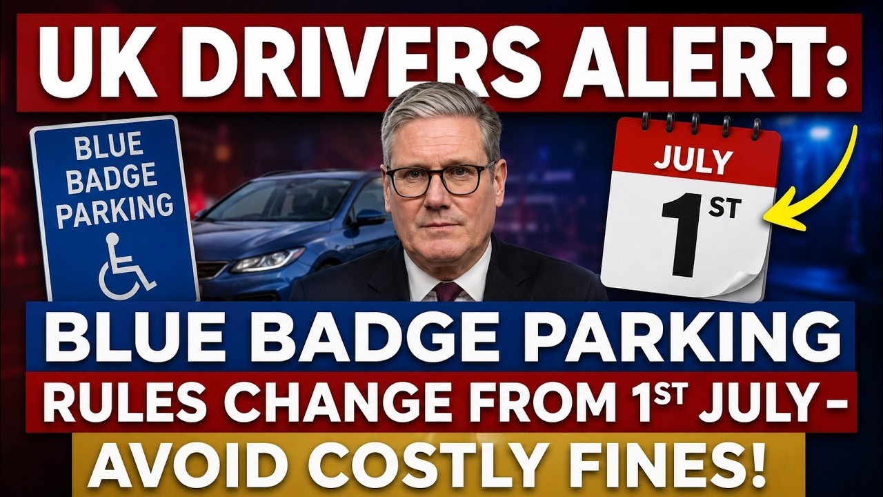 🚨 UK Drivers BEWARE: New BLUE BADGE Checks Start JULY 1 &ndash; Fines Could Follow!