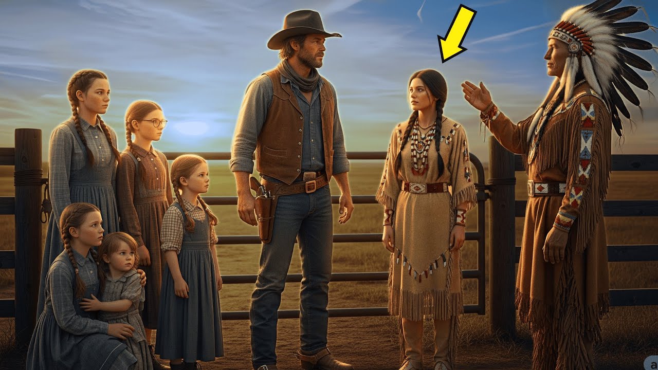 Lonely Single Dad Cowboy With 5 Daughters Finds the Lost Daughter of a Comanche Chief&mdash;Days Later....