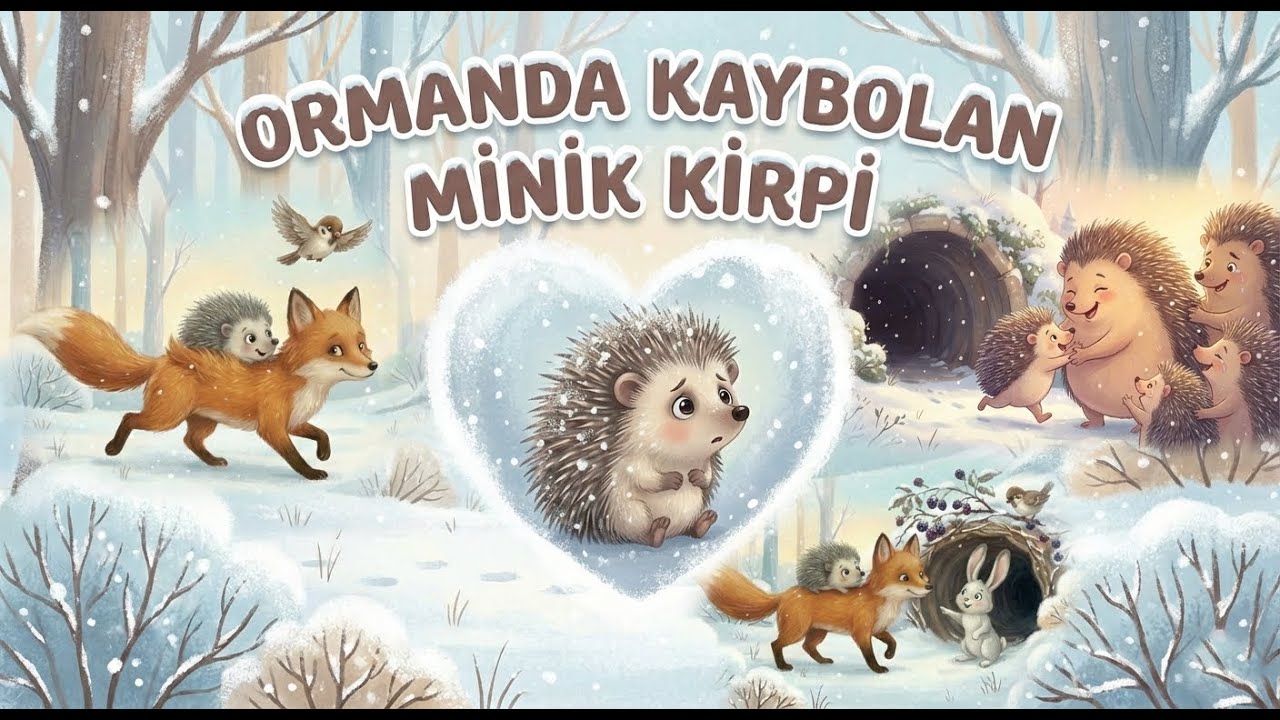 Ormanda Kaybolan Minik Kirpi - Uyku Zamanı Masalları #8 #masal #masaldinle #uykumasalı 