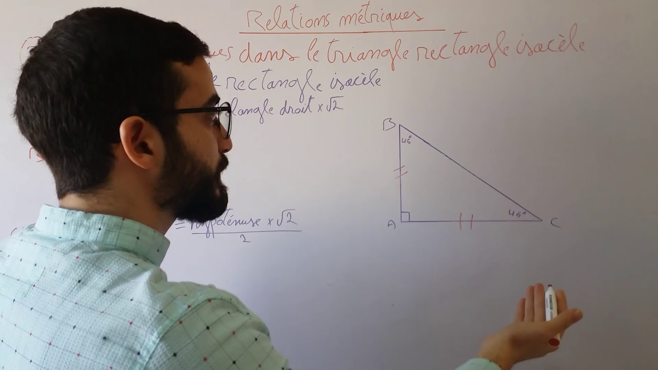 Relation métriques