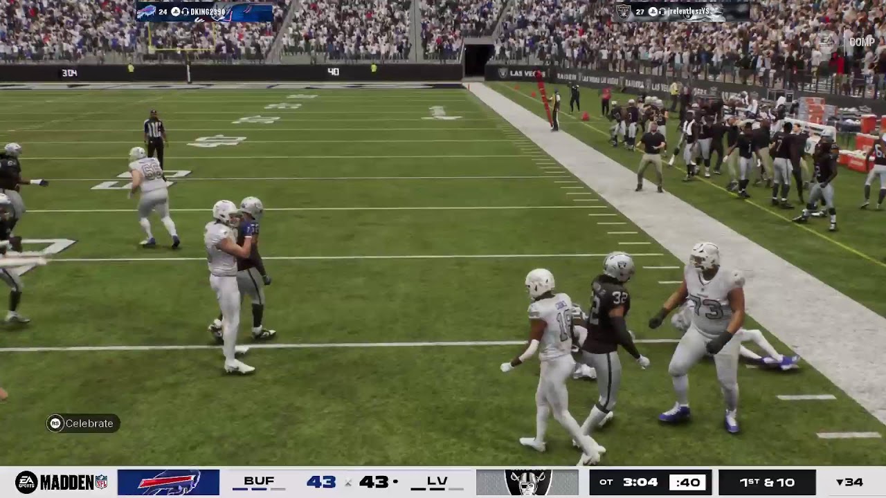 Jrelentlesz vs. Drastrik (MADDEN26) Franchise GM10