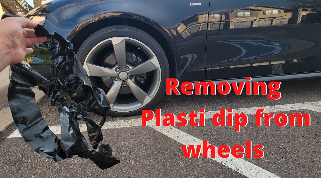Plasti dip peel from wheels