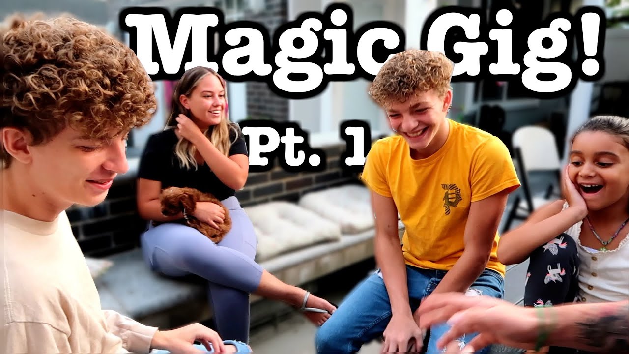 Backyard MAGIC GIG! | Pt. 1 (Younger Crowd)