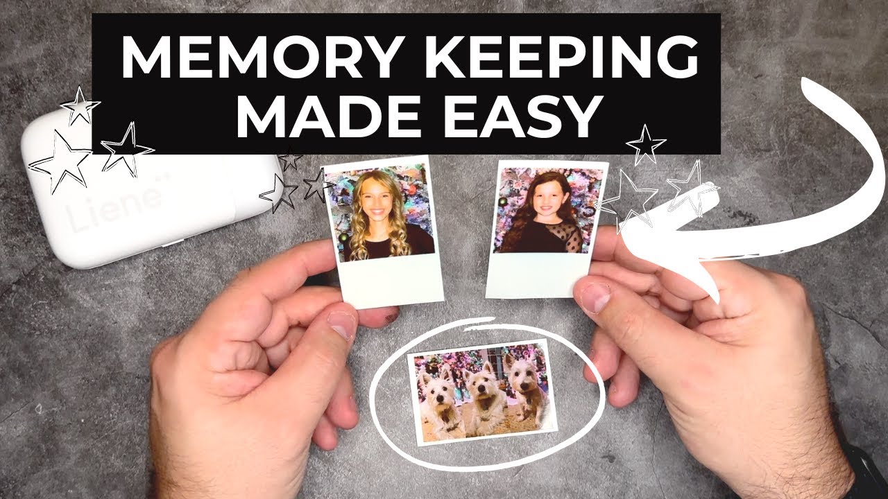 Make Bullet Journal Memory Keeping Pages with the LIENE PEARL Inkless Photo Printer