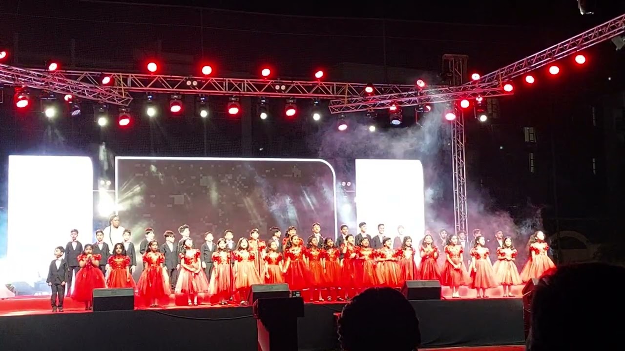 Annual day performance #singing #grade1 #bright riders school dubai @shezansrizu7913 2025