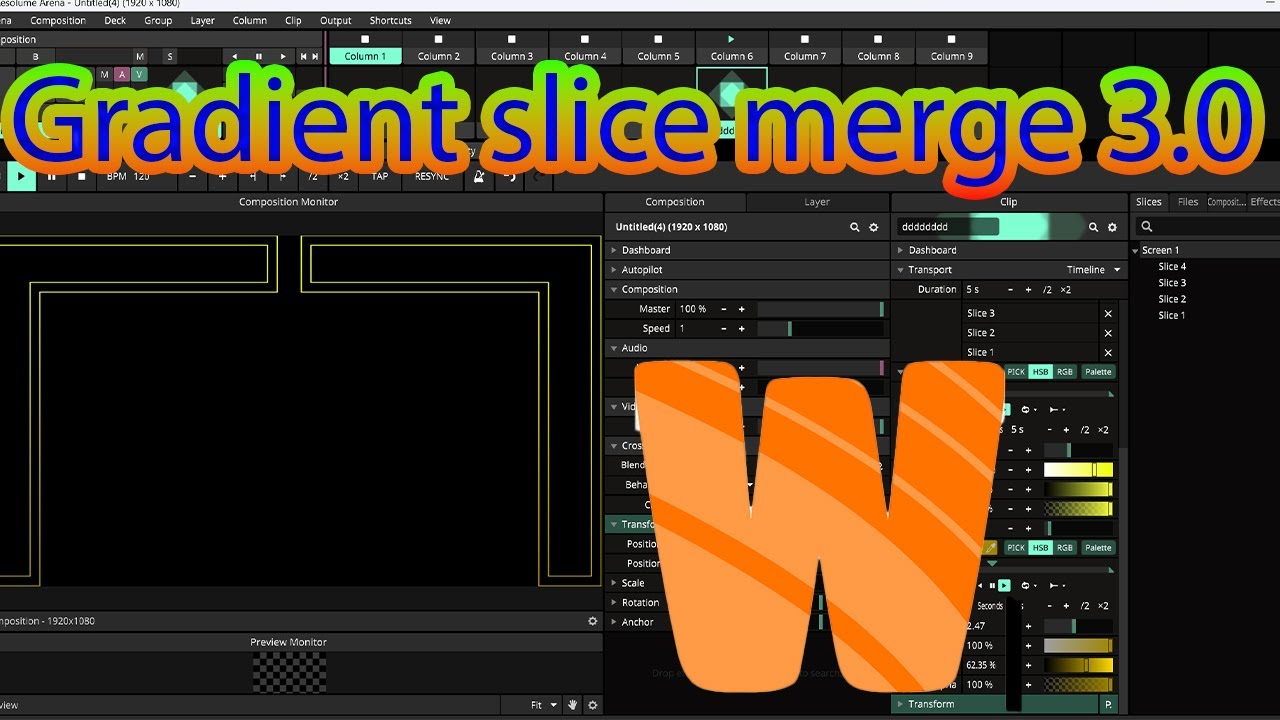 Slice Merge Refiner 3.0 Secrets Revealed in Resolume Wire@vfx!