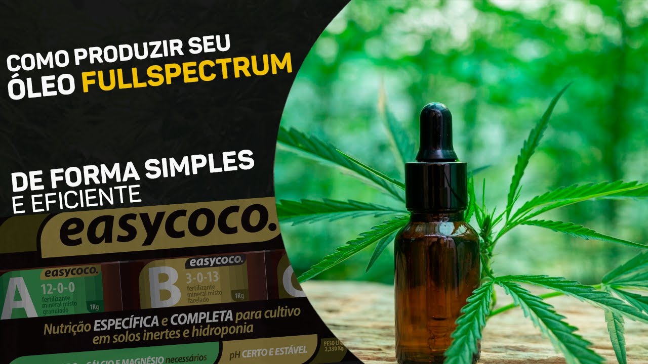 COMO PRODUZIR SEU &Oacute;LEO MEDICINAL FULLSPECTRUM