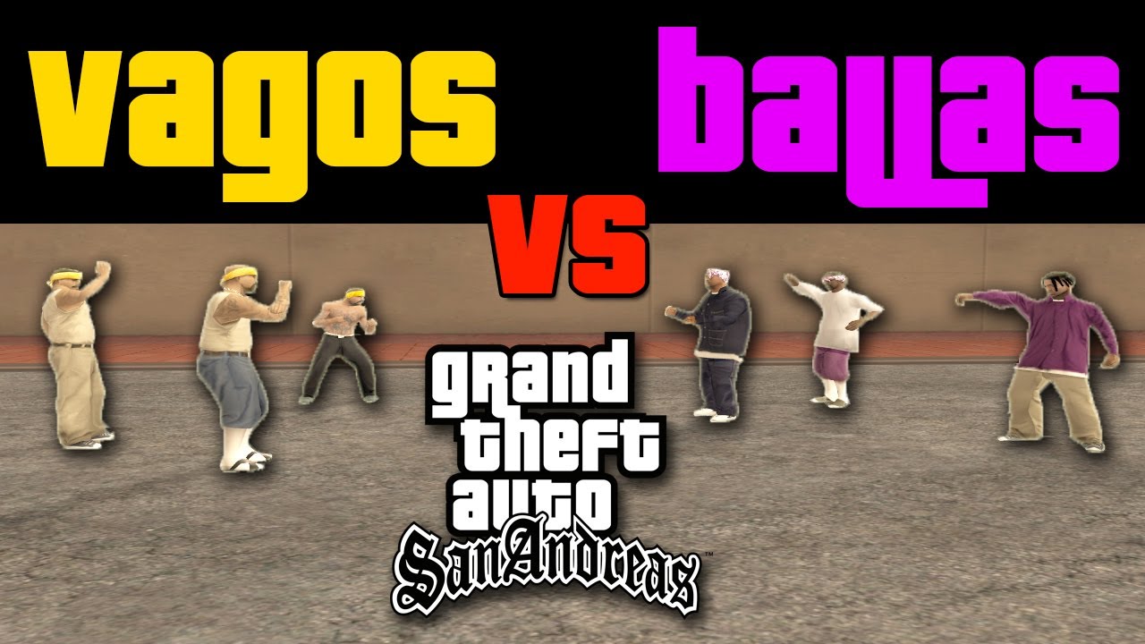 Ballas Vs Los Santos Vagos | GTA San Andreas | Epic Gang War!