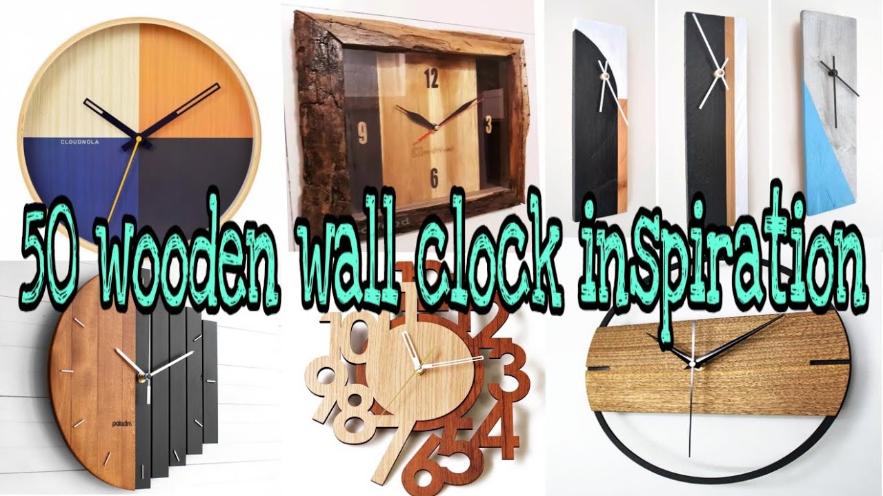 50 DIY Wooden Wall Clock Inspiration