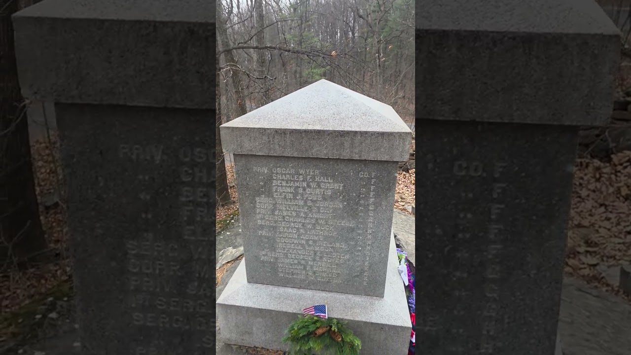 Visiting the Joshua Chamberlain and the 20th main monument on the Gettysburg, battlefield.