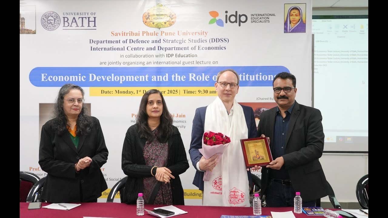 International Lecture Series on “Economic Development and the Role of Institutions”  Dr. Vijay Khare
