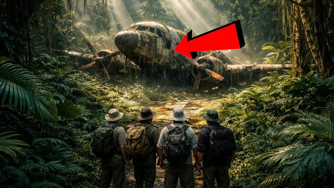 An Abandoned Airplane from 50 Years Ago Found in the Forest