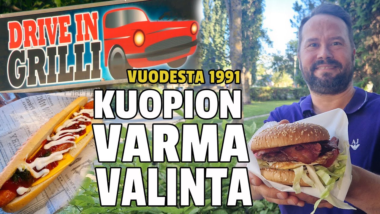 DRIVE IN GRILLI - KUOPION PARHAAKSI VALITTU - KOEAJOSSA!