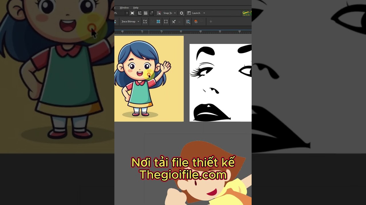 HƯỚNG DẪN TÁCH NỀN TRONG COREL