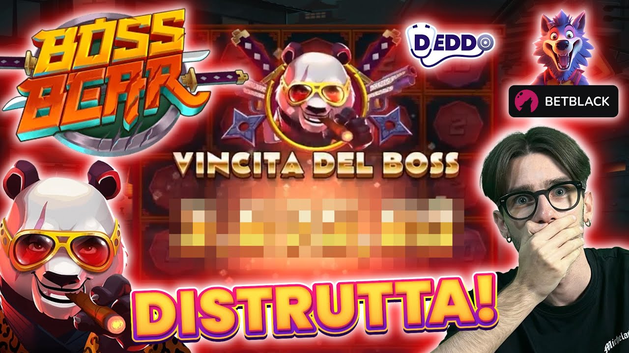 🐼 DEDDO HA DISTRUTTO 🔥 la BOSS BEAR 🎥 SLOT ONLINE ITA