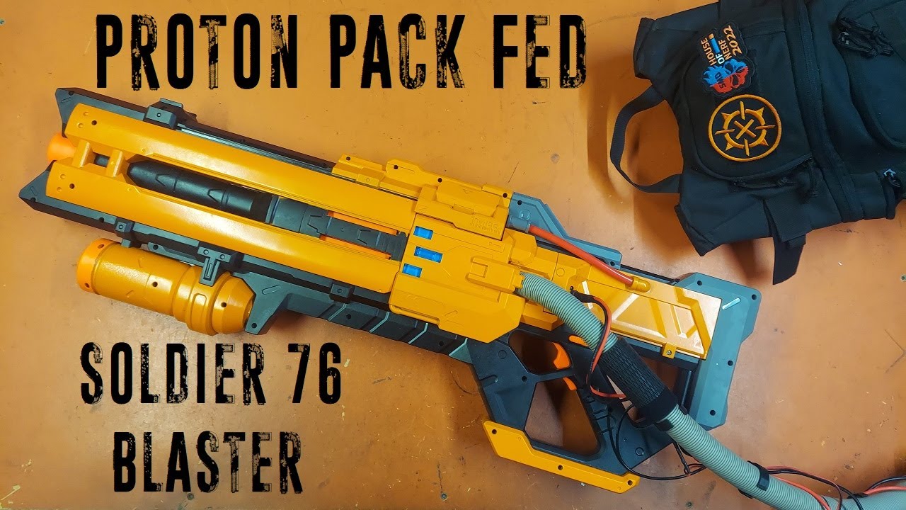 Captain Xavier's 2022 End of the Year Build - Day 12: Proton Pack Soldier 76 Blaster