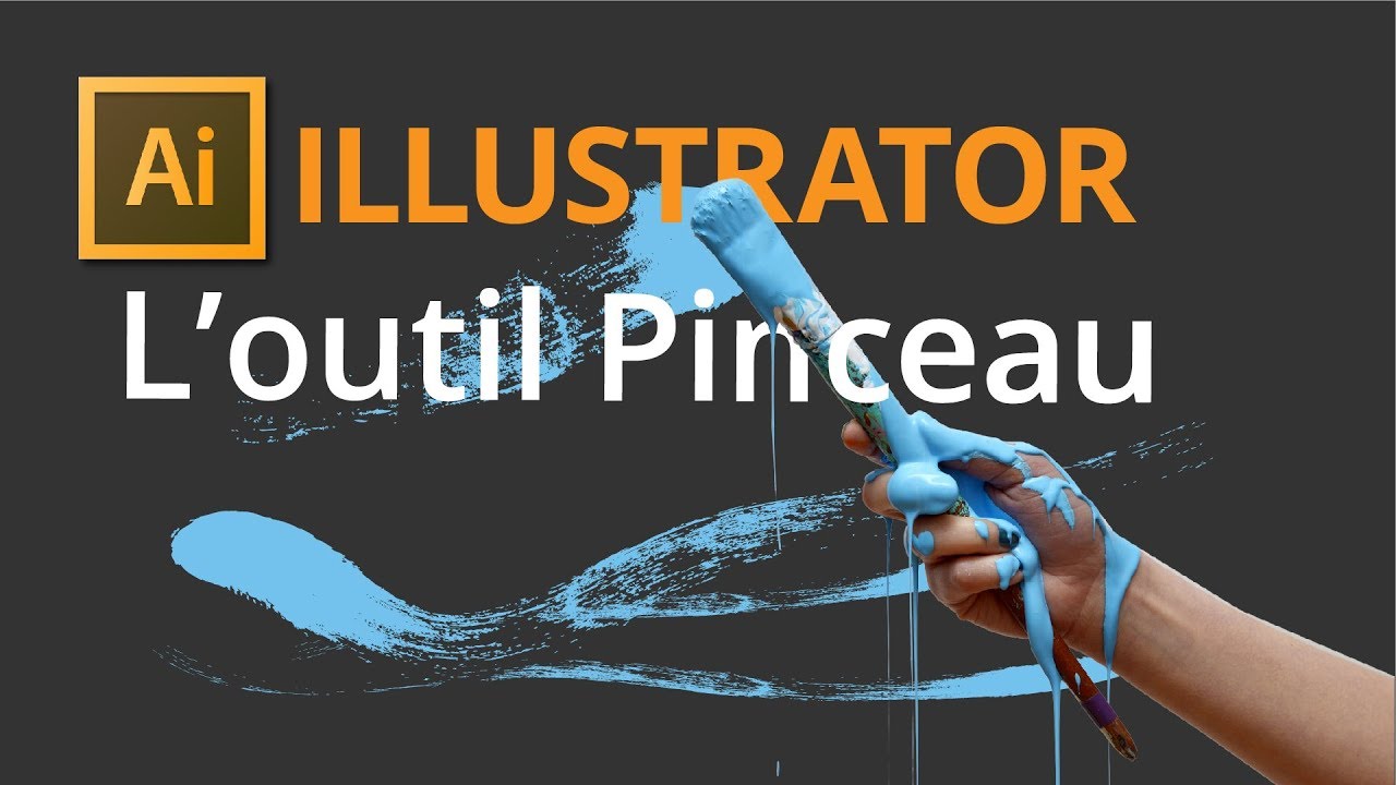 L'outil pinceau dans Illustrator