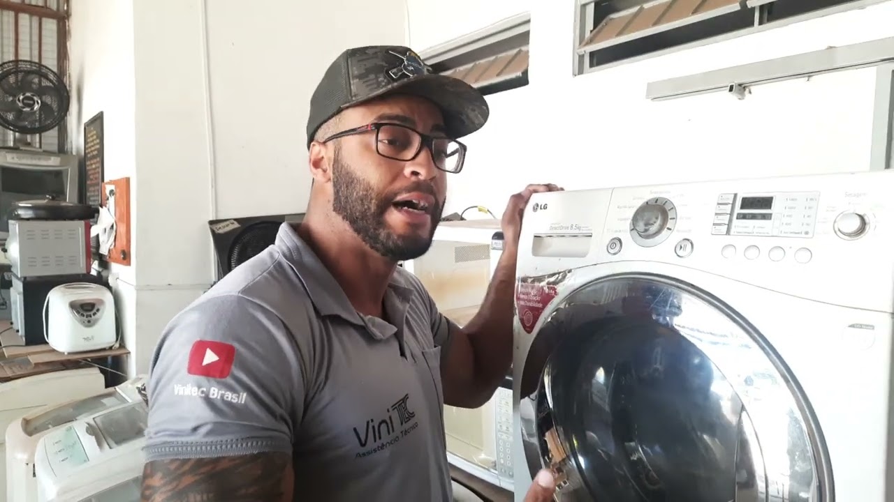 Como resolver o problema da lava e seca LG código de erro OE