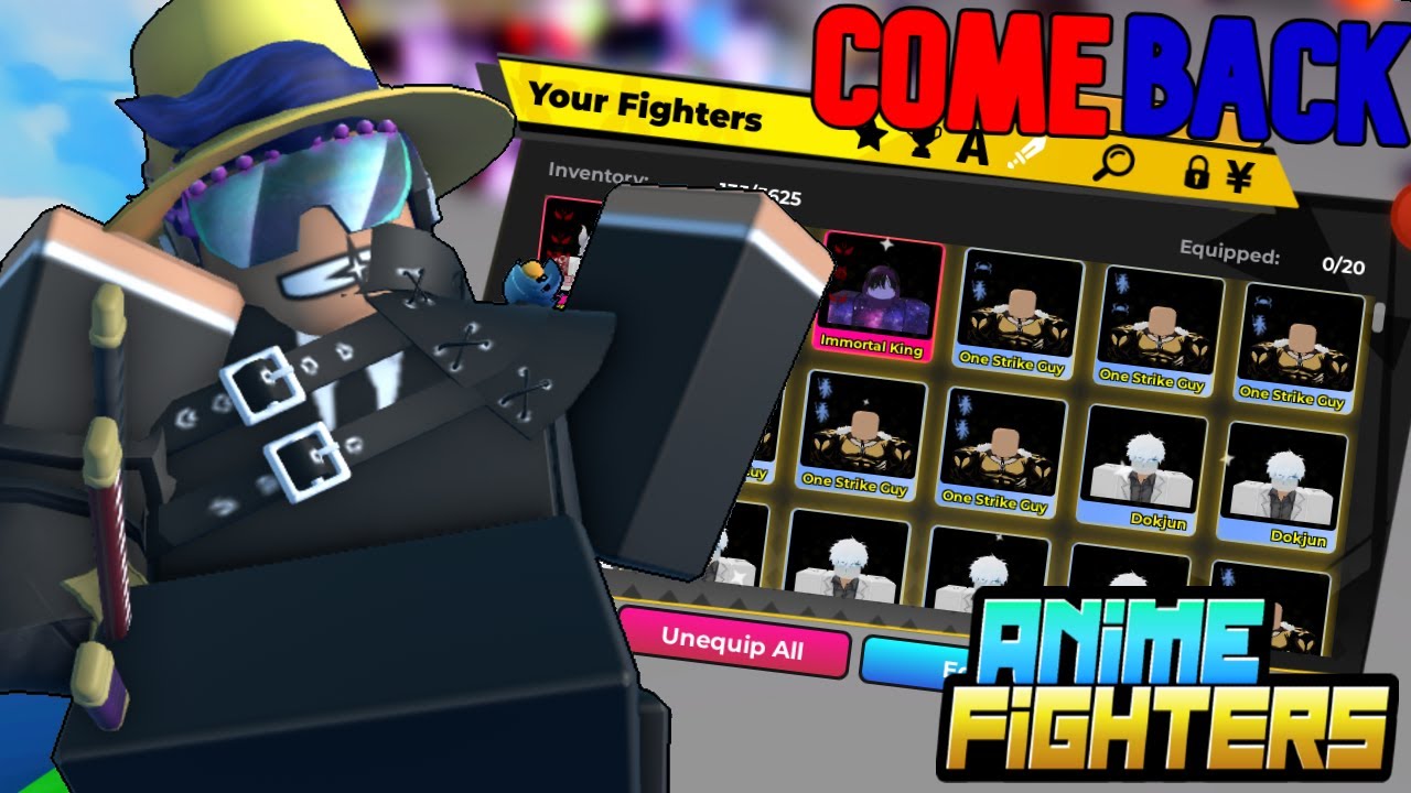 COMO TER O MELHOR COMEBACK e FICAR FORTE no ANIME FIGHTERS!!!