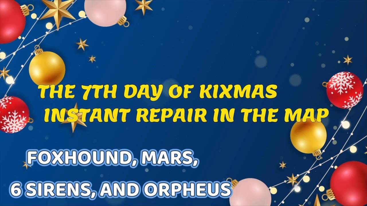 WAR COMMANDER - THE 7TH DAY OF KIXMAS INSTANT REPAIR IN THE MAP
