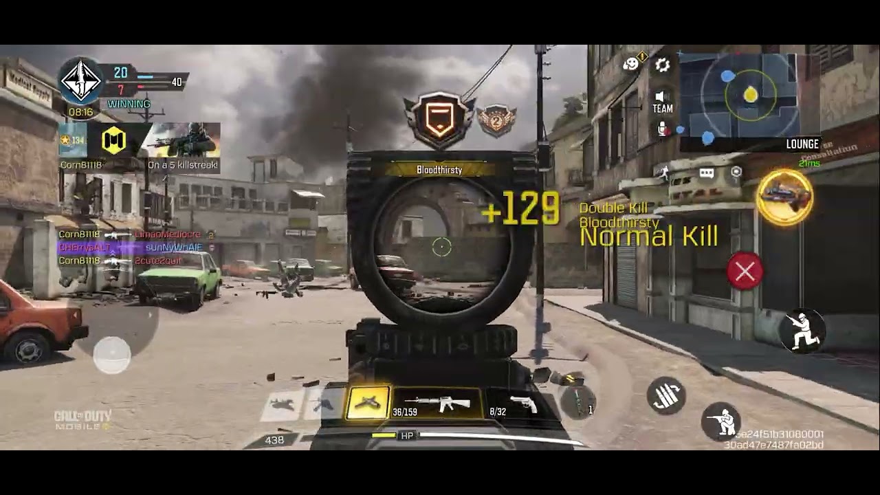 Call of duty mobile-crossfire-K/D/A 20/1/2 