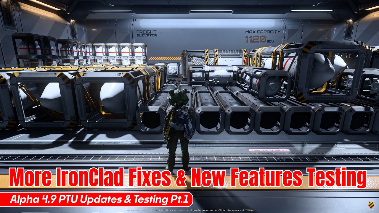 Alpha 4.9 PTU [Wave 1] Testing Pt.1 | More IronClad Fixes & New Features Updates & Testing