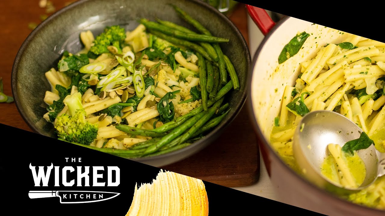 Creamy Pesto Pasta - Meal Prep (Vegan)