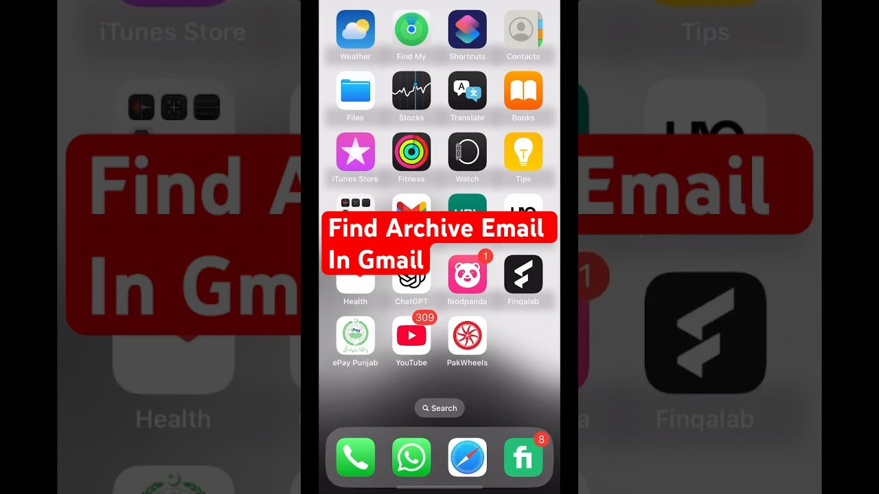 How To Find Archived Email in Gamil on iPhone #archived #email #gamil #iphone #howtoiphone #howto