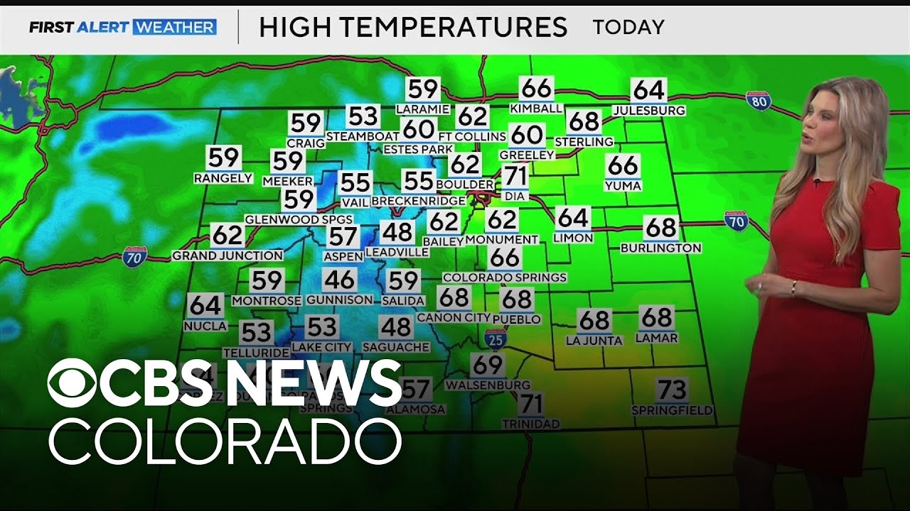 Near record breaking temperatures heading into Christmas in Denver