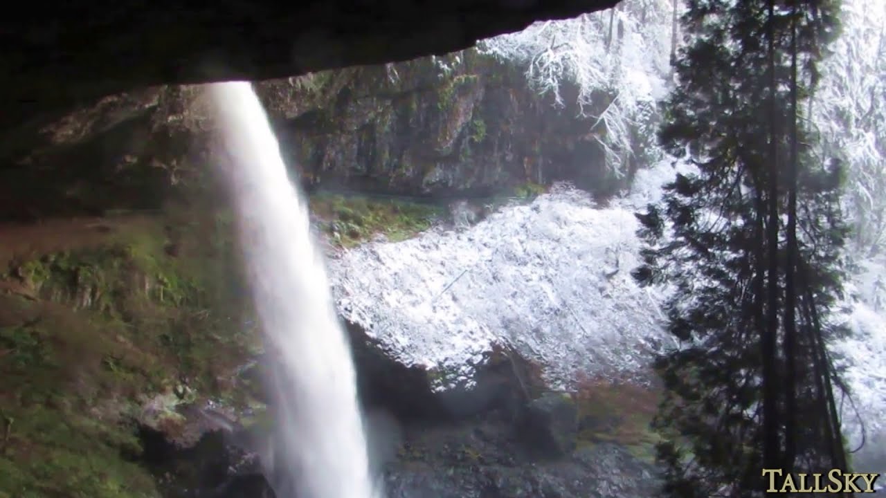 Snow Walk: Silver Falls State Park, Waterfalls