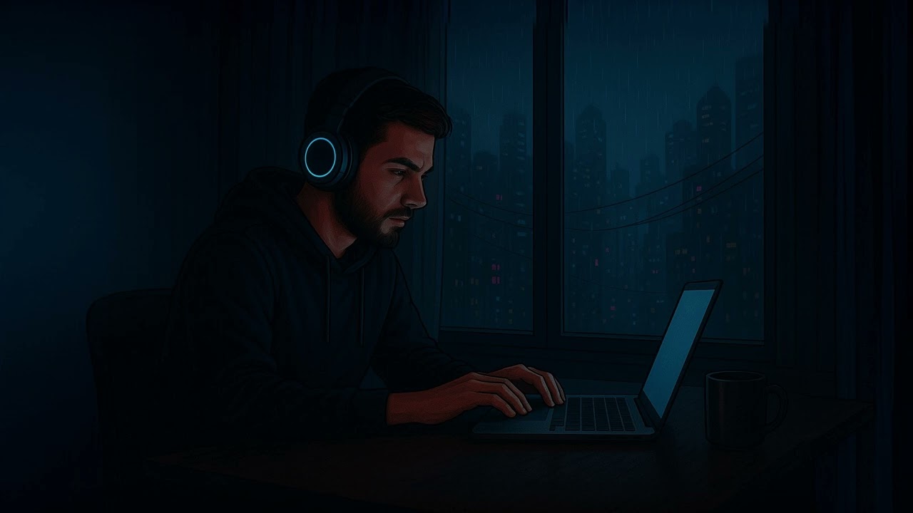 Dark Lofi Mix for Midnight Chill and Relax - Frozen Midnight #lofi #darklofi
