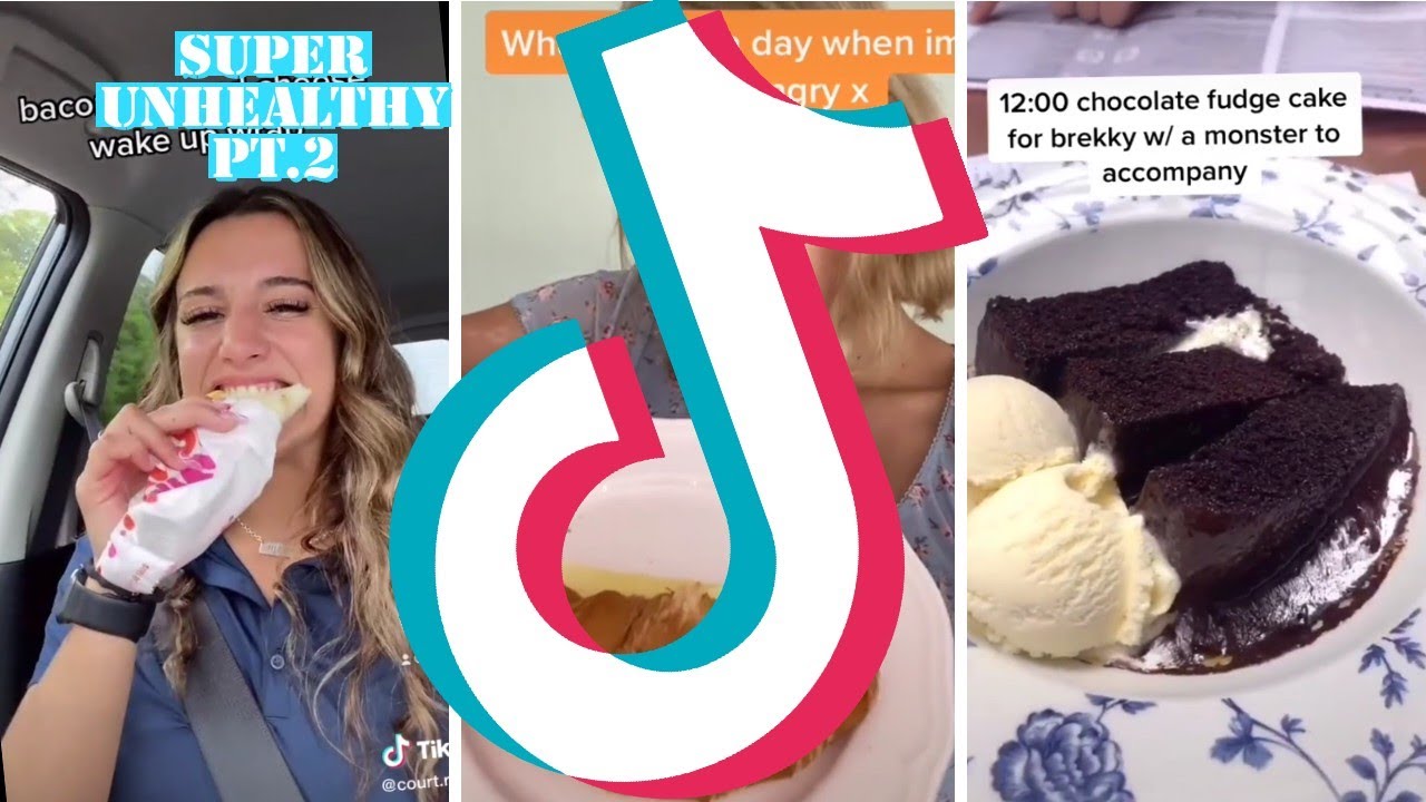 ✨What I eat in a day? *SUPER UNHEALTHY* pt.2✨ TikTok Compilation 🍽️