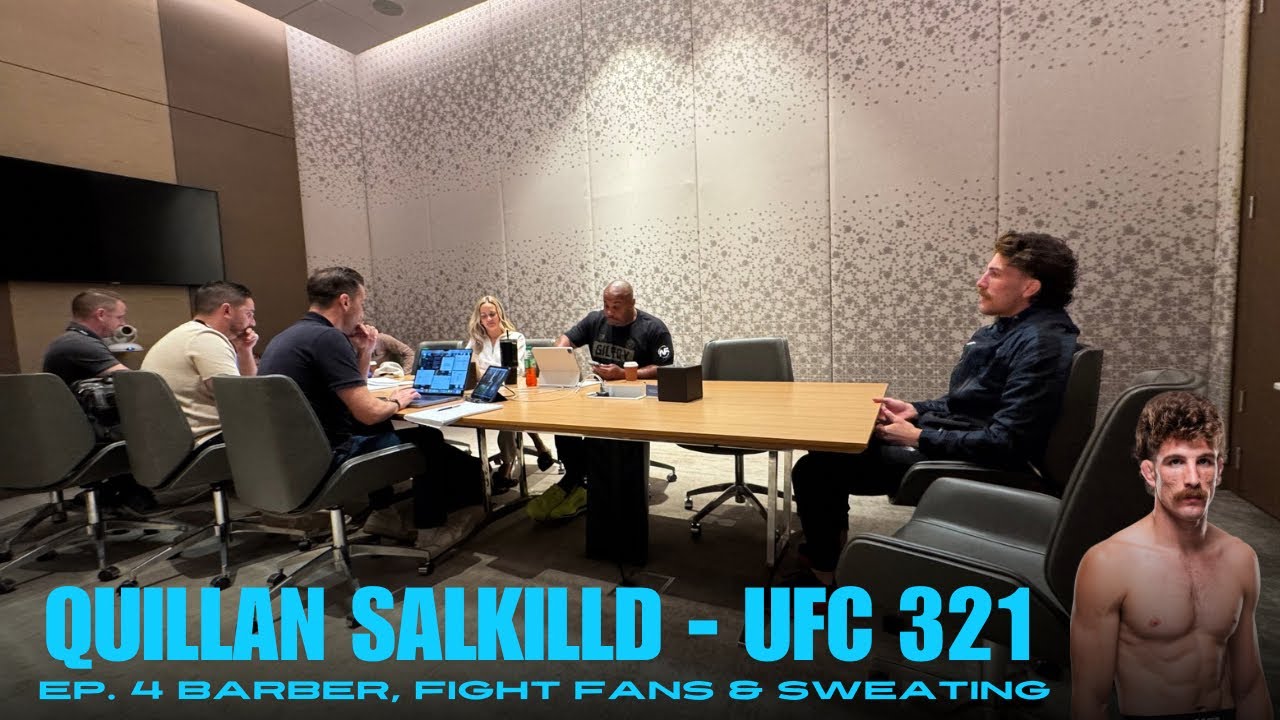 QUILLAN SALKILLD UFC 321 EP. 4: Barber, Fight Fans & Sweating