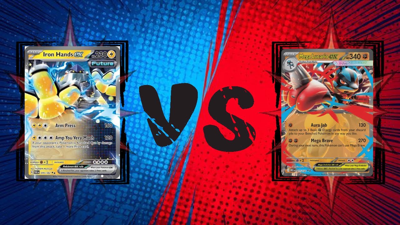 Round 4 Iron Hands Ex vs. Mega Lucario. Locals Final Round