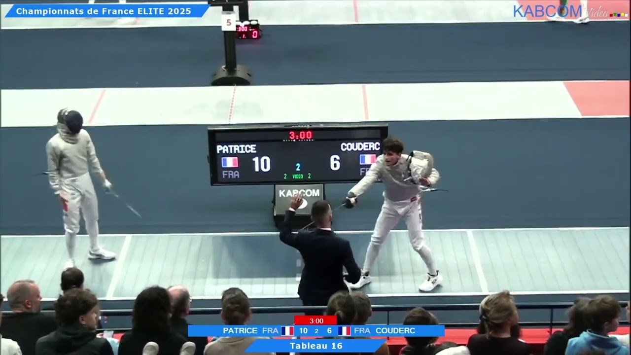 French Championships 2025 SMS - L16 - Jean-Philippe Patrice FRA v Tom Couderc FRA