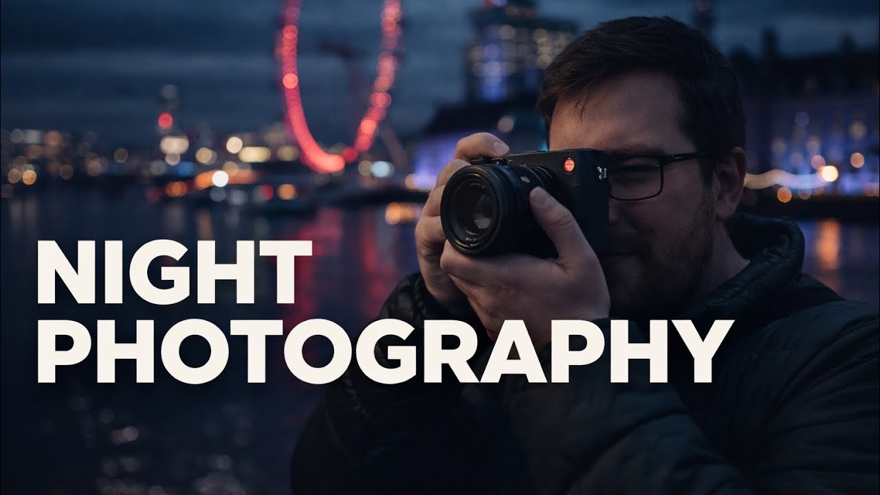 Уличная фотография ночью в Лондоне