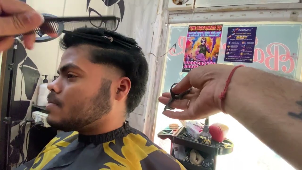 Short Curly Hair Mullet Haircut 🔥Perfect Beard Setting | Fresh Look by Solanki Salon ✂️