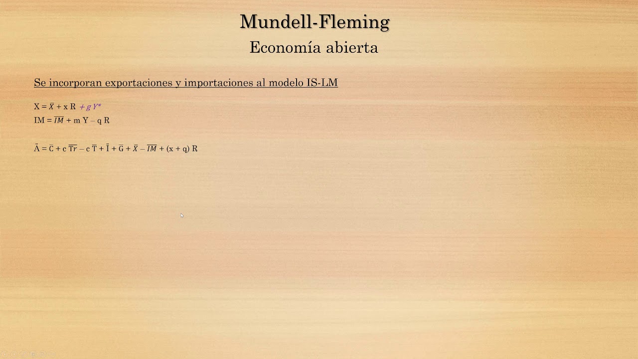 Mundell - Fleming - Parte 1