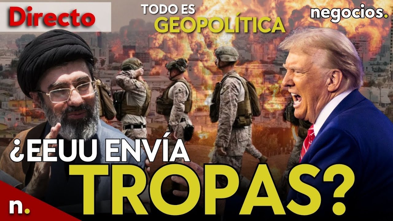 TODO ES GEOPOLÍTICA: Irán responde a los ataques, ¿EEUU envía tropas? y amenaza a Hegseth y Rubio
