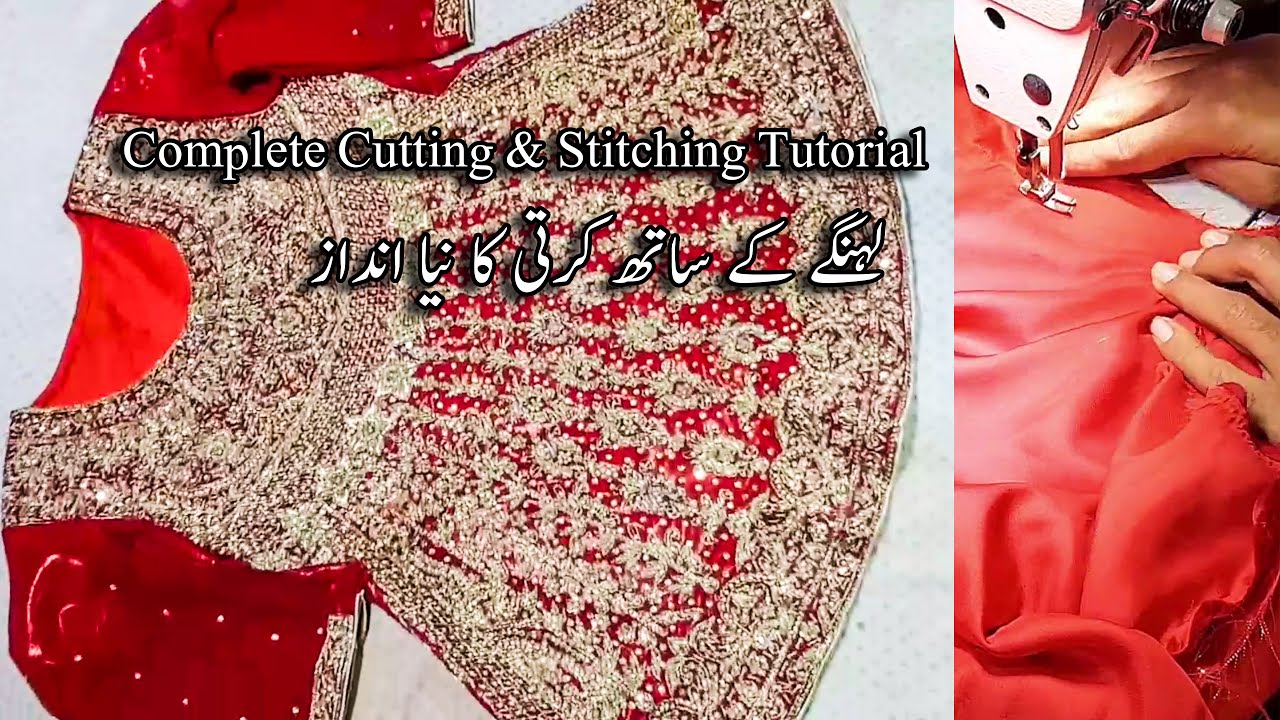 Beautiful Kurti for Lehenga | Full Cutting and Stitching Tutorial | Stylish Lehenga Top Design 2025