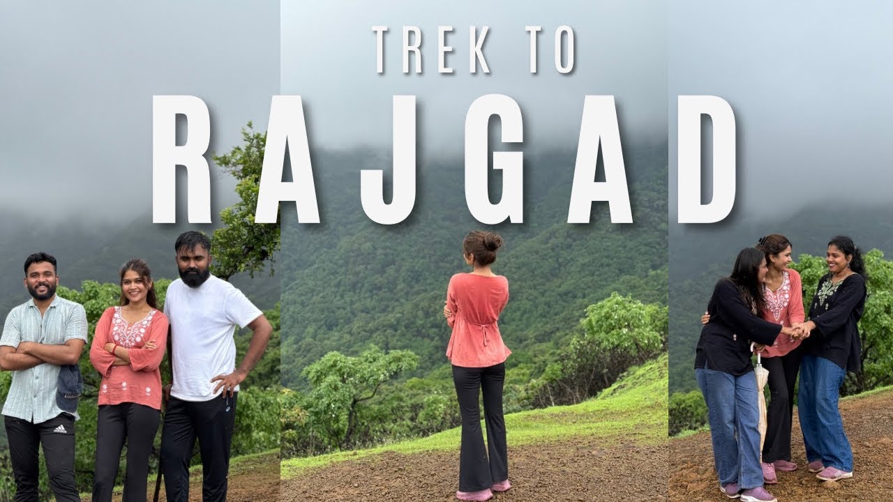 Rajgad trek ❤️‍🔥🙌🏻 || gunjavne darvaja pasun trek suru kela || #trekwithvaishu