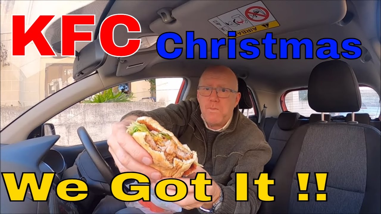 KFC Christmas Eve Burger....That Almost Wasn't !! , KFC / Food review/MALTA #malta