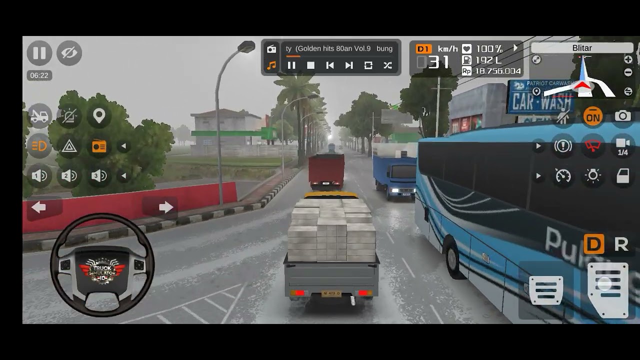 TRUCK SIMULATOR INDONESIA MALANG BLITAR AMBIL PABRIK (DRAWING) #trucksimulatoruitimate 