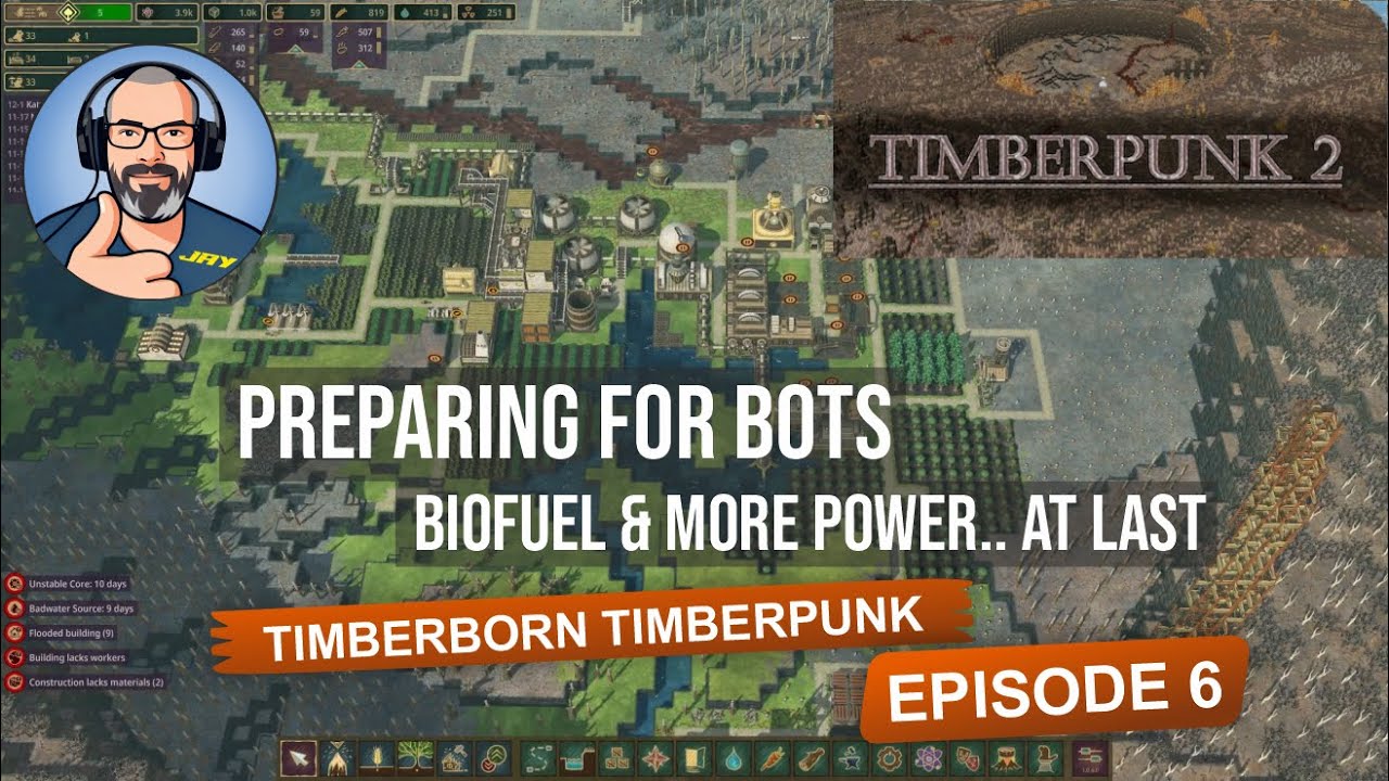 Preparing for Bots | Power & Biofuel Expansion | Timberborn | Episode 6