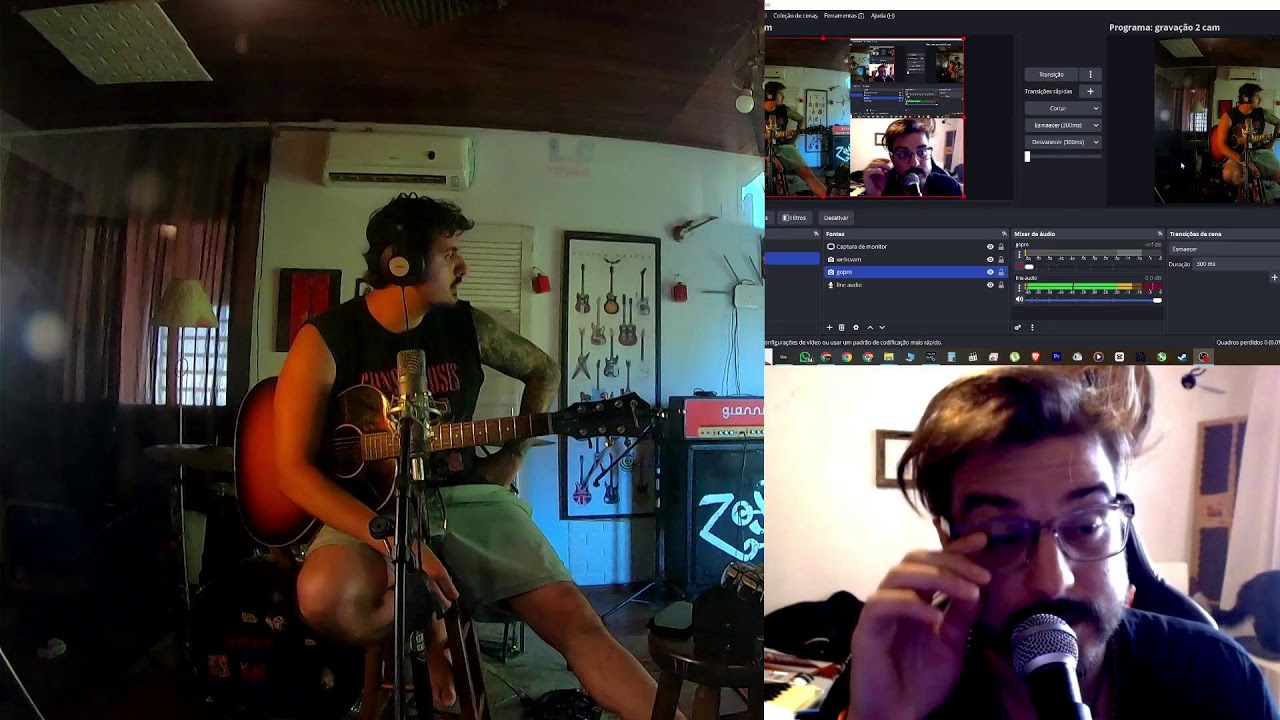 Regravação Violões do Ao Vivo Gravata Preta
