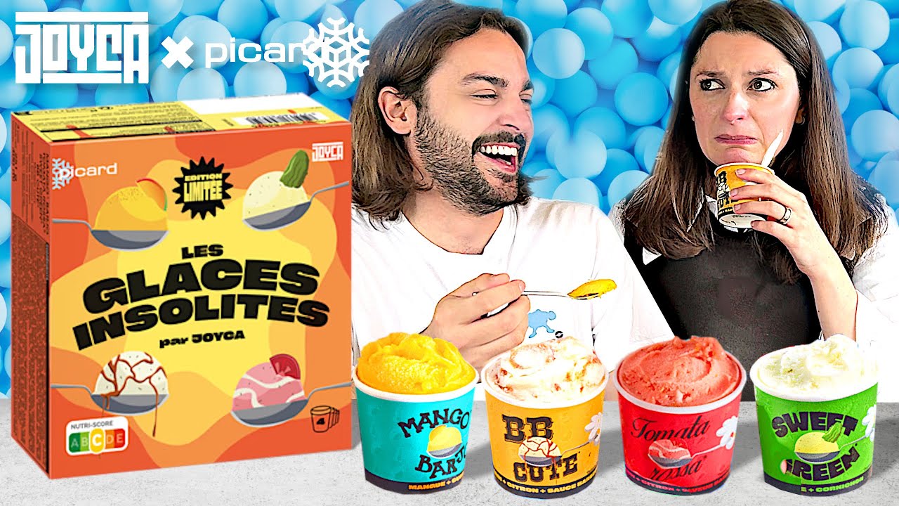 On MANGE les GLACES PICARD de JOYCA ! ( Vanille Cornichon 🤮 )
