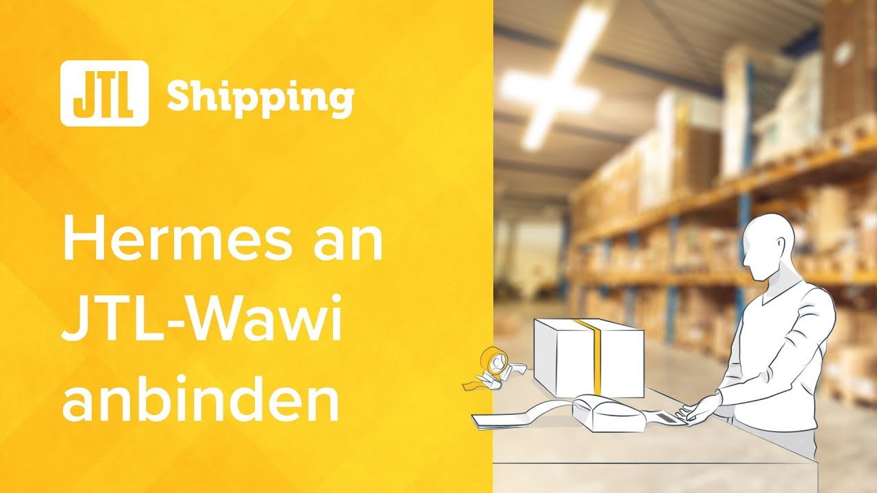 JTL-Shipping: Hermes an JTL-Wawi anbinden