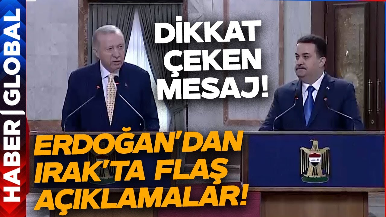 Cumhurbaşkanı Erdoğan Irak Başbakanının Gözüne Baka Baka Bunları Söyledi!